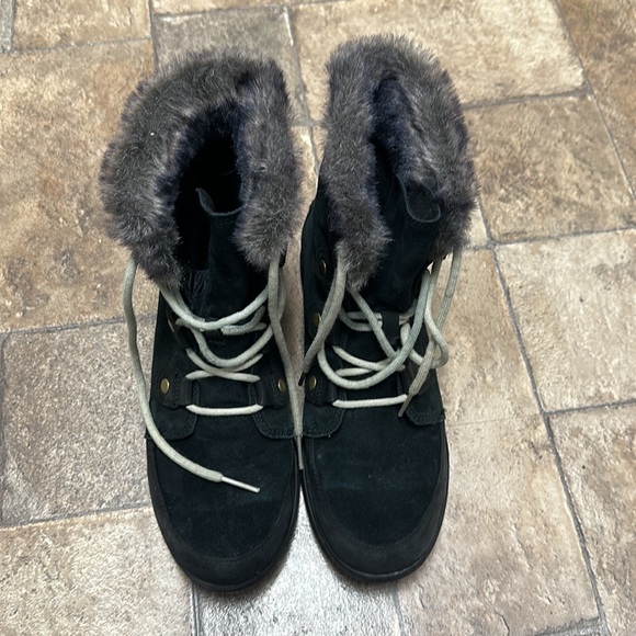 Sorel Suede Leather Winter boot sz 10 - Picture 5 of 7